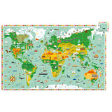 Djeco Observation Puzzle 200pc - Around the World-Pumpkin Pie Kids Canada