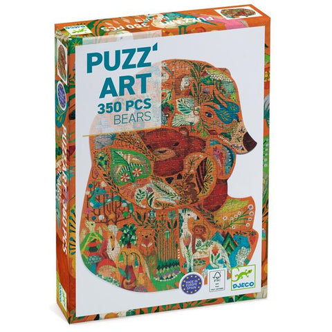 Djeco Puzz'art Puzzle 350pc - Bears-DJ07661-Pumpkin Pie Kids Canada