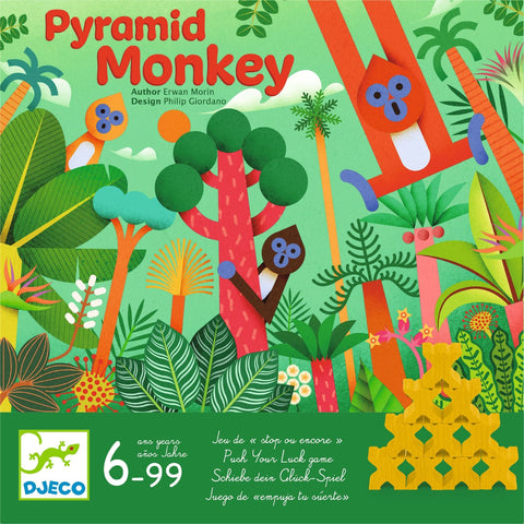 Djeco Pyramind Monkey Game-DJ00824-Pumpkin Pie Kids Canada