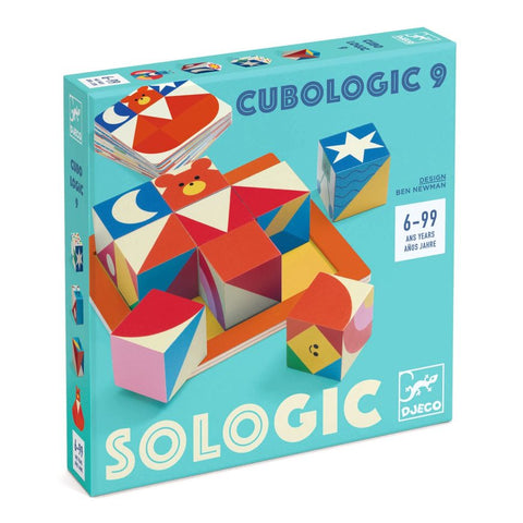Djeco Sologic Cubologic 9 Game-DJ08581-Pumpkin Pie Kids Canada
