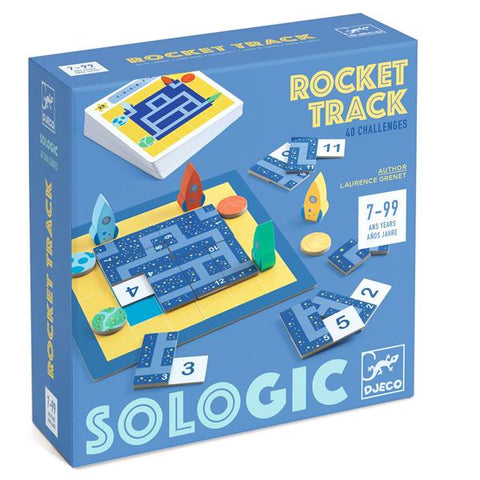 Djeco Sologic Rocket Track Puzzle-Pumpkin Pie Kids Canada
