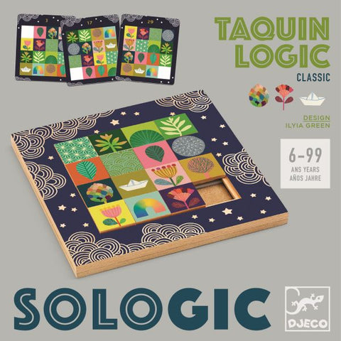 Djeco Sologic Taquin Logic Game-Pumpkin Pie Kids Canada