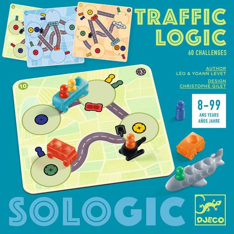 Djeco Sologic Traffic Logic Game-DJ08585-Pumpkin Pie Kids Canada