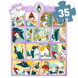 Djeco Story Puzzle Little Red Riding Hood 35pc-Pumpkin Pie Kids Canada