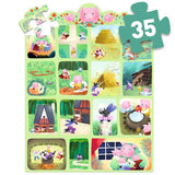 Djeco Story Puzzle Three Little Pigs 35pc-Pumpkin Pie Kids Canada