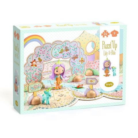 Djeco Tinyly Puzzl' Up Lily 33pc-Pumpkin Pie Kids Canada