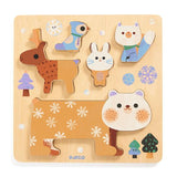 Djeco WoodyStack Wooden Puzzle-DJ01090-Pumpkin Pie Kids Canada