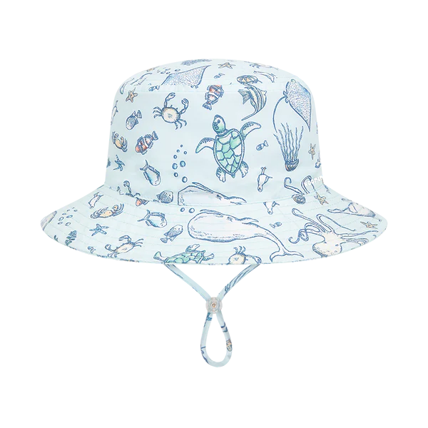 Dozer Bucket Hat - Ningaloo Blue-Pumpkin Pie Kids Canada