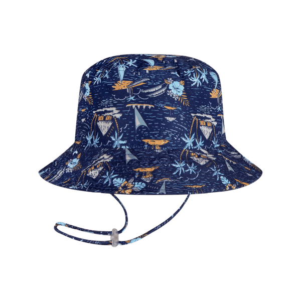 Dozer Reversible Bucket Hat - Narrabeen Navy-Pumpkin Pie Kids Canada