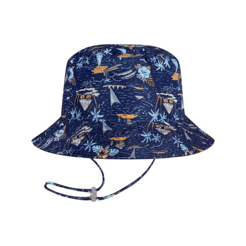 Dozer Reversible Bucket Hat - Narrabeen Navy-Pumpkin Pie Kids Canada