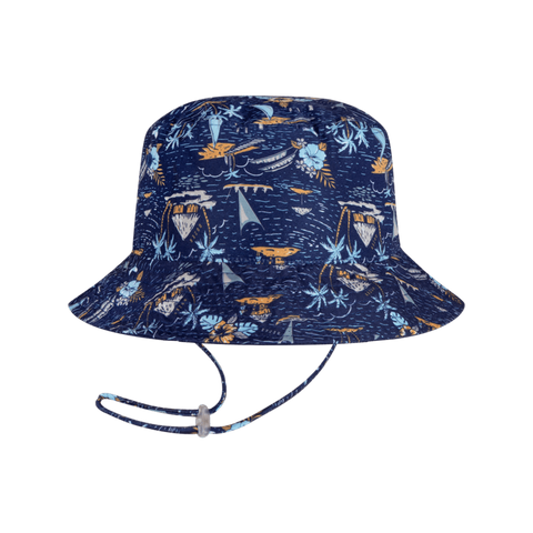 Dozer Reversible Bucket Hat - Narrabeen Navy-Pumpkin Pie Kids Canada