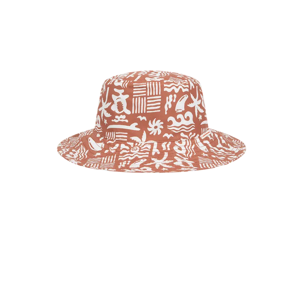 Dozer Wide Brim Hat - Castaway Rust-HBB-1634-723 S-Pumpkin Pie Kids Canada