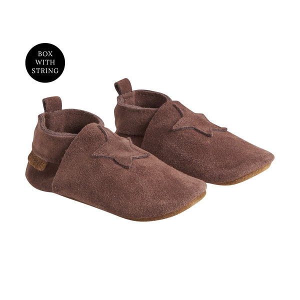 En Fant Star Slippers - Chestnut-Pumpkin Pie Kids Canada