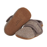 En Fant Wool Slippers - Walnut-Pumpkin Pie Kids Canada