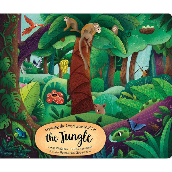 Exploring the Adventurous World of the Jungle Board Book-9781641243452-Pumpkin Pie Kids Canada