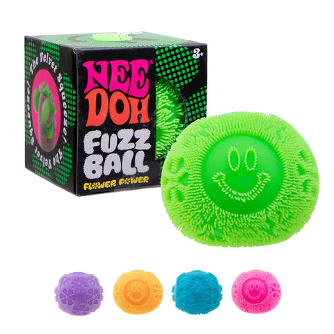 NeeDoh Flower Power Fuzz Ball - Assorted-FPFZBND-Pumpkin Pie Kids Canada