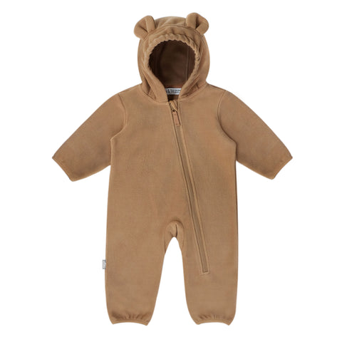Jan & Jul Fleece Suit - Soft Brown-Pumpkin Pie Kids Canada