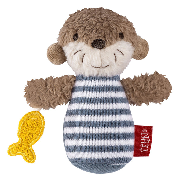 Fehn Mini Rattle Otter-FN047196-Pumpkin Pie Kids Canada