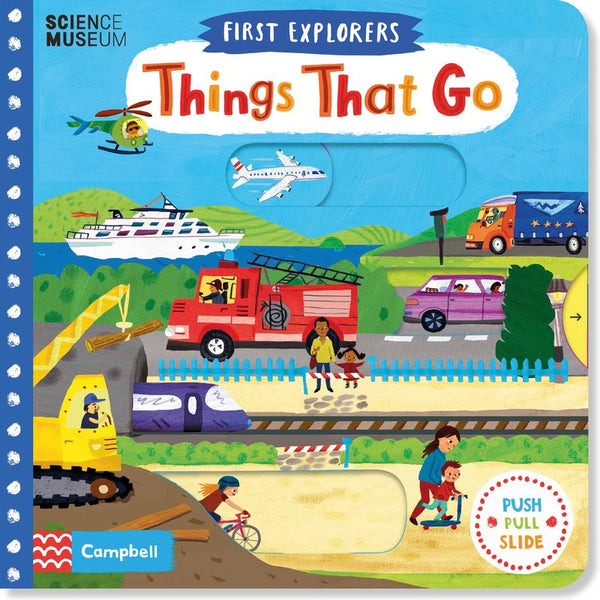 First Explorers Things That Go Board Book-9781509878789-Pumpkin Pie Kids Canada