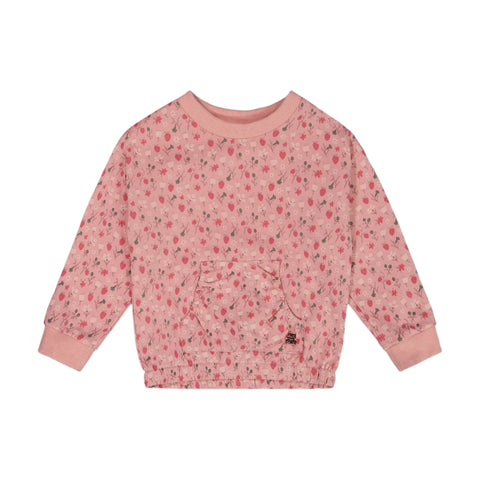 Deux Par Deux Sweatshirt - Strawberries-Pumpkin Pie Kids Canada