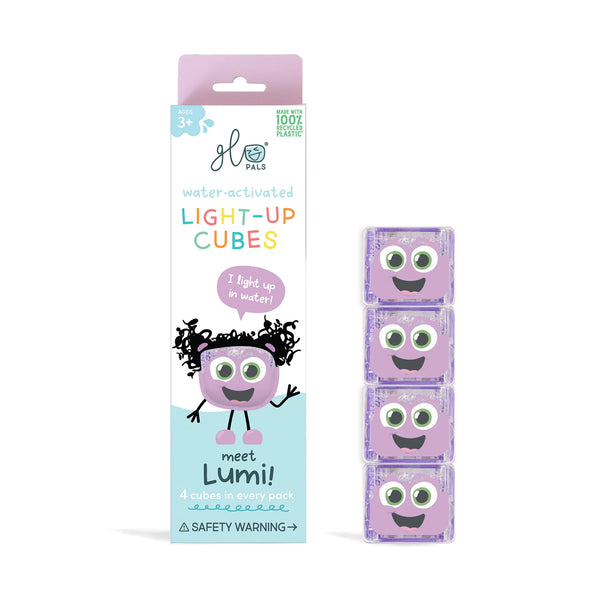 Glo Pals Light Up Cubes 4pk - Lumi Purple-GP302-Pumpkin Pie Kids Canada