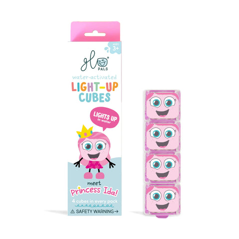 Glo Pals Light Up Cubes 4pk - Princess Ida-GP306-Pumpkin Pie Kids Canada