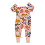 Good Luck Sock Coverall Pajamas - Kitty Cats-80021-Pumpkin Pie Kids Canada