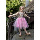 Great Pretenders A Star is Born Sequins Dress-30515-Pumpkin Pie Kids Canada