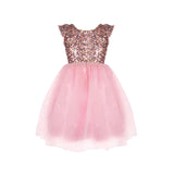 Great Pretenders A Star is Born Sequins Dress-30515-Pumpkin Pie Kids Canada