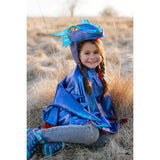 Great Pretenders Azure the Metallic Dragon Cape-57183 3-4-Pumpkin Pie Kids Canada