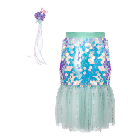 Great Pretenders Bling Bling Mermaid Skirt Set-42505-Pumpkin Pie Kids Canada