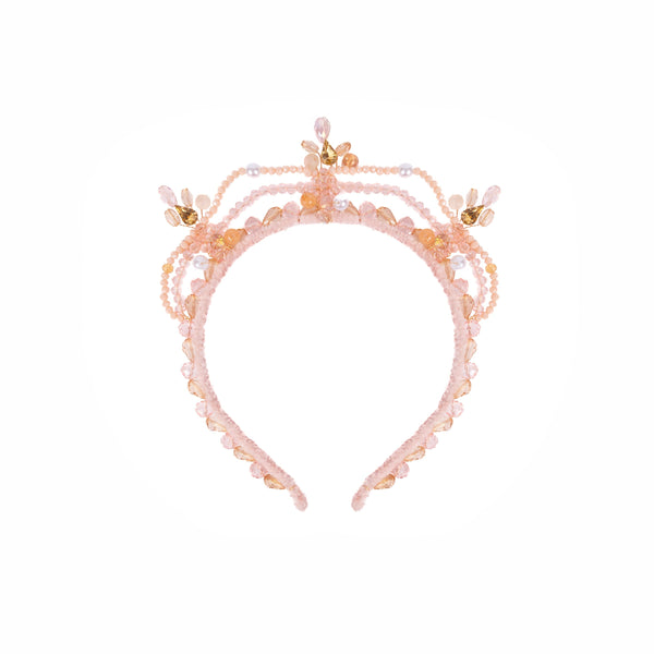Great Pretenders Blushing Crystals Beaded Tiara-91221-Pumpkin Pie Kids Canada