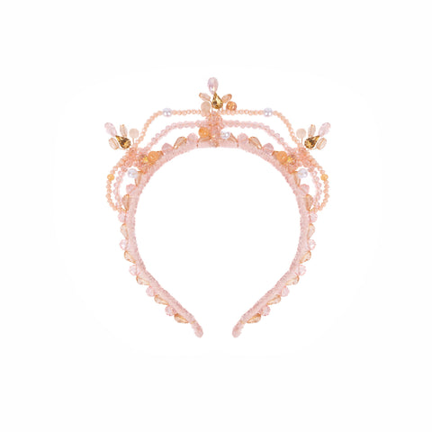 Great Pretenders Blushing Crystals Beaded Tiara-91221-Pumpkin Pie Kids Canada