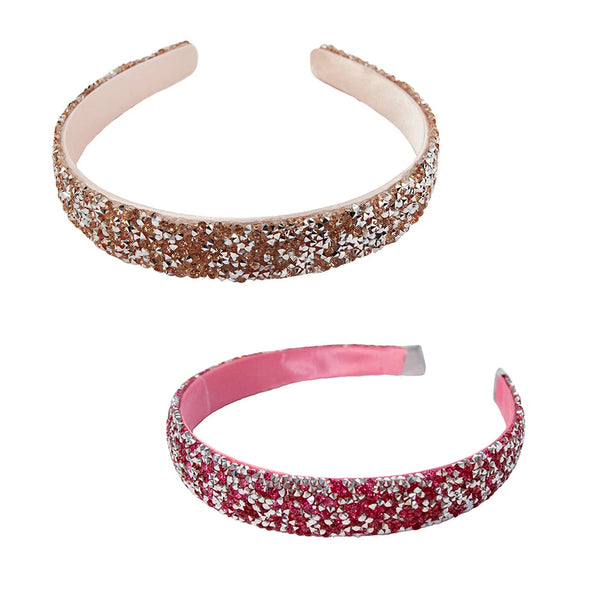 Great Pretenders Boutique Gummy Glitter Headband - Assorted-91203-Pumpkin Pie Kids Canada