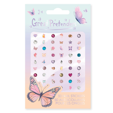 Great Pretenders Butterfly Nail Stickers-Pumpkin Pie Kids Canada