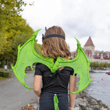 Great Pretenders Dragon Wings - Green-Pumpkin Pie Kids Canada