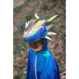 Great Pretenders Emerald The Metallic Dragon Cape-57083-Pumpkin Pie Kids Canada
