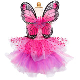 Great Pretenders Fairy Blooms Deluxe Dress & Wings - Hot Pink/Lilac-Pumpkin Pie Kids Canada
