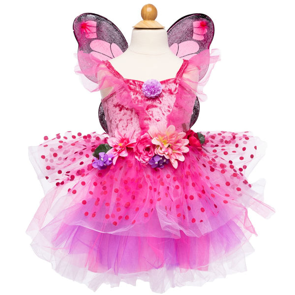 Great Pretenders Fairy Blooms Deluxe Dress & Wings - Hot Pink/Lilac-36633-Pumpkin Pie Kids Canada