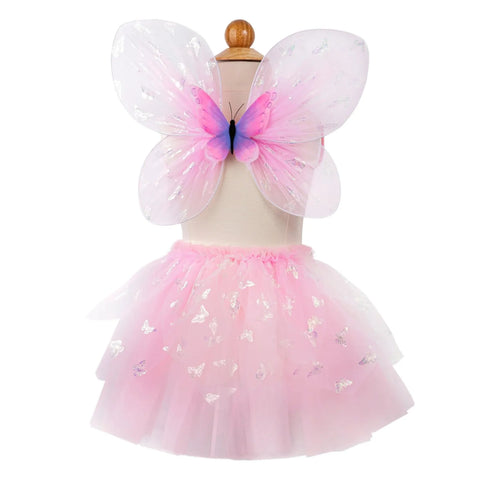 Great Pretenders Flutter Butterfly Skirt & Wings - Pink-Pumpkin Pie Kids Canada