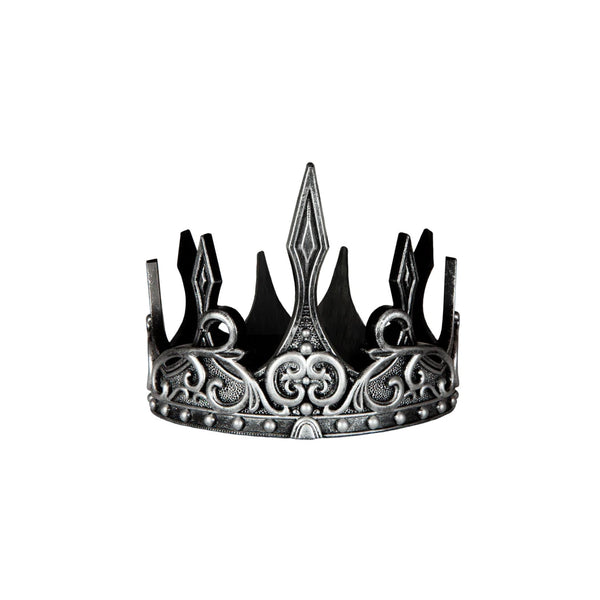 Great Pretenders Medieval Crown - Silver/Black-11560-Pumpkin Pie Kids Canada