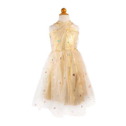 Great Pretenders Ombre Eras Dress - Gold Silver-31855-Pumpkin Pie Kids Canada