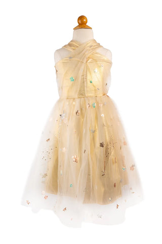 Great Pretenders Ombre Eras Dress - Gold Silver-31857-Pumpkin Pie Kids Canada