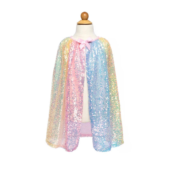 Great Pretenders Ombre Sequins Cape-51125-Pumpkin Pie Kids Canada