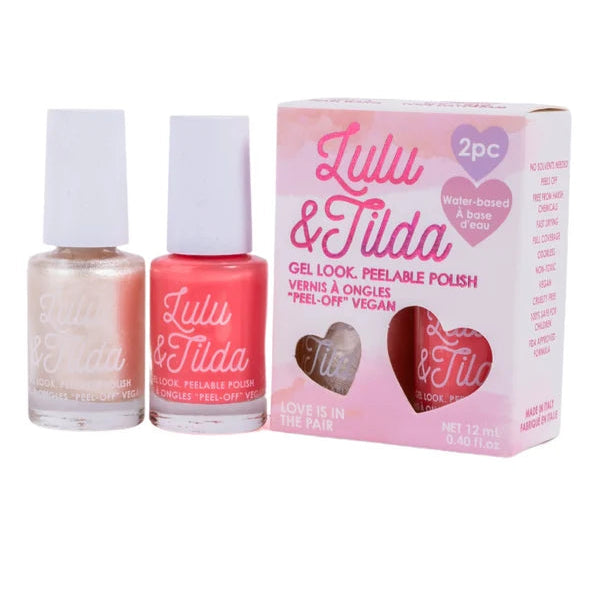 Great Pretenders Peelable Nail Polish 2pc Set - Love Is In The Pair-95204-Pumpkin Pie Kids Canada