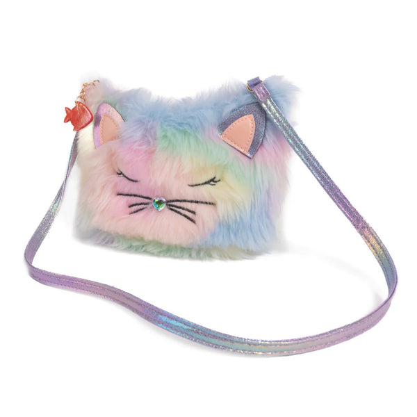 Great Pretenders Purse - Rainbow Furry Kitty-Pumpkin Pie Kids Canada