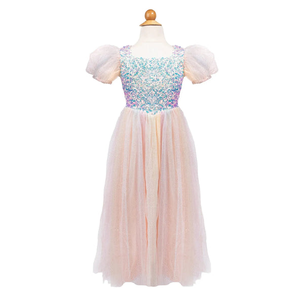Great Pretenders Rainbow Sherbert Sparkle Dress-Pumpkin Pie Kids Canada