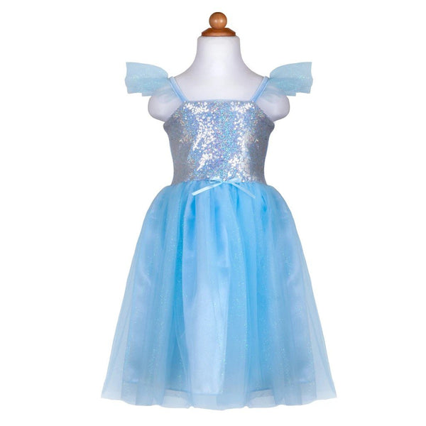Great Pretenders Sequins Princess Dress Blue-32383-Pumpkin Pie Kids Canada