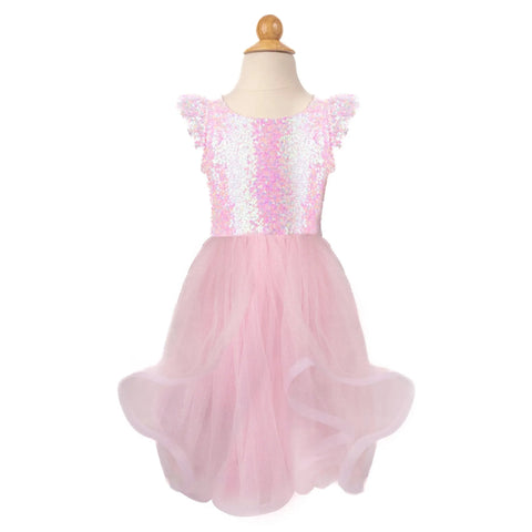 Great Pretenders Sequins Twirl Dress - Pink-32215-Pumpkin Pie Kids Canada
