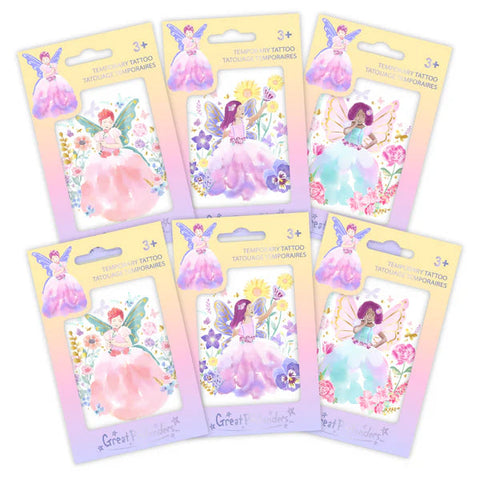 Great Pretenders Tattoo - Butterfly Fairy - Assorted-97466-Pumpkin Pie Kids Canada